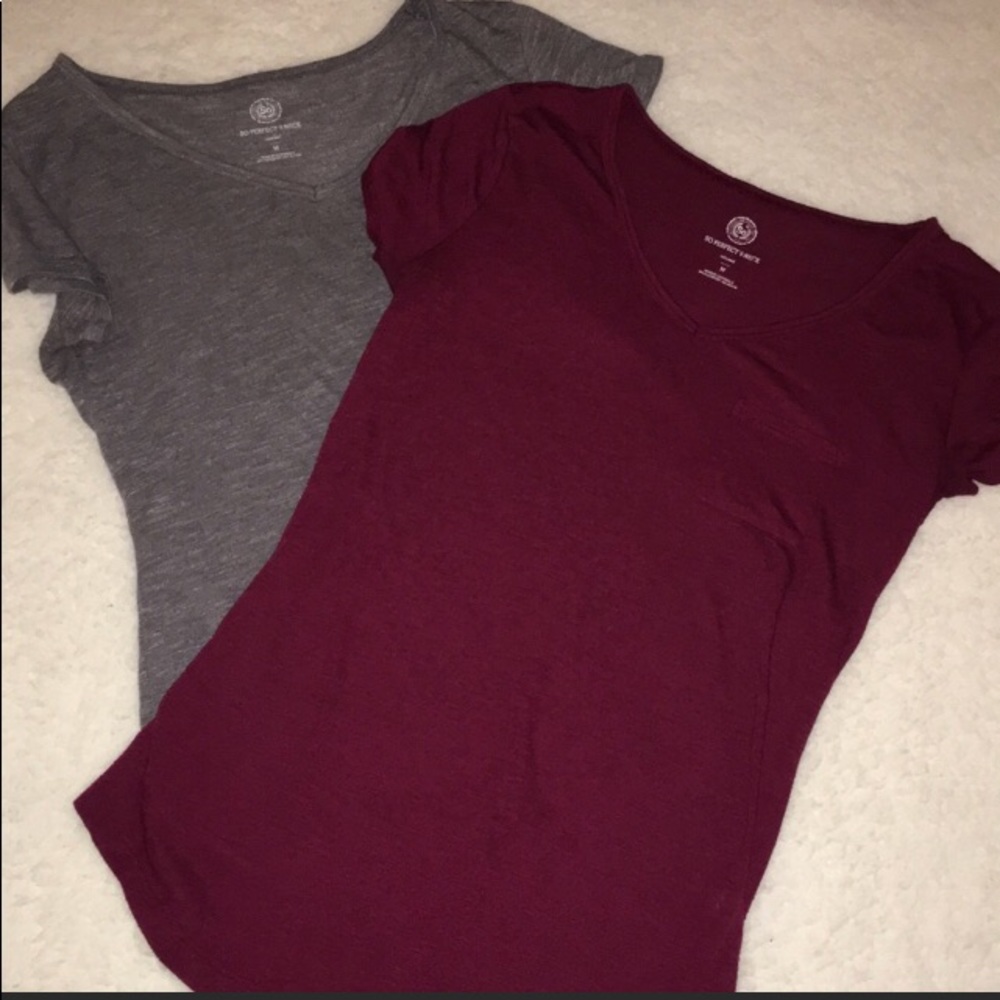V Neck Tee Shirt (2)